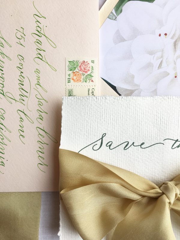 blush save the date