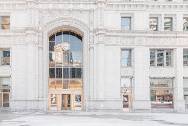 Chicago's Wrigley Building Winter 2021