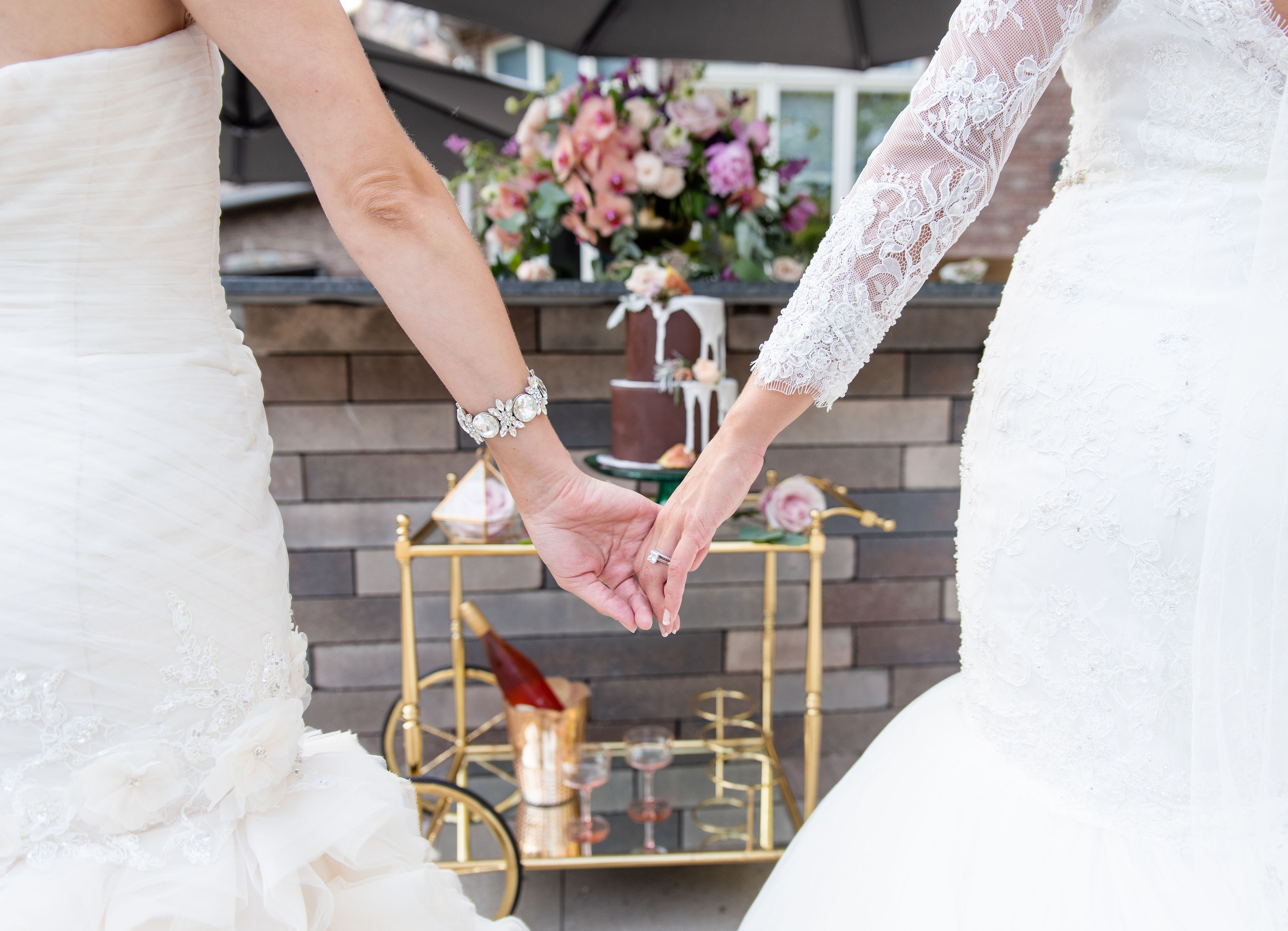 Colorful Chicago Wedding Inspiration with Two Brides Monroe Street Photography (15)