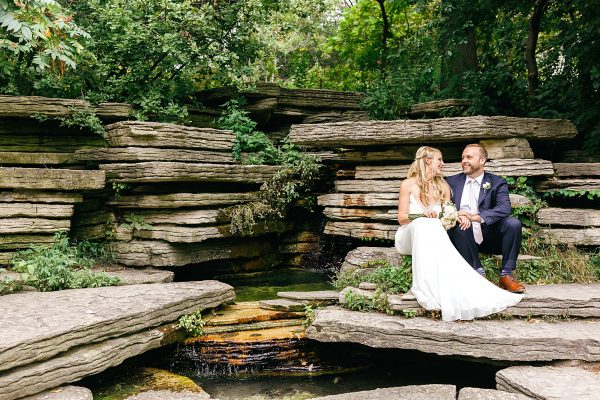 Sarah + Lance, Alfred Caldwill Lily Pool, Chicago Wedding, 2017