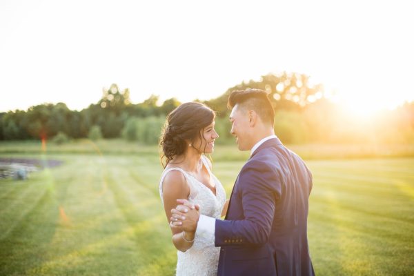 Outdoor Romantic Wedding at The Pavilion at Orchard Farms