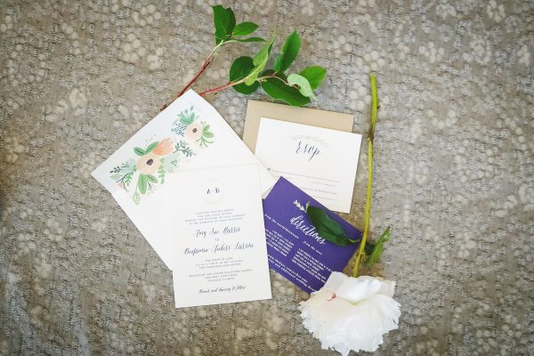 Flat Printed Wedding Invitations