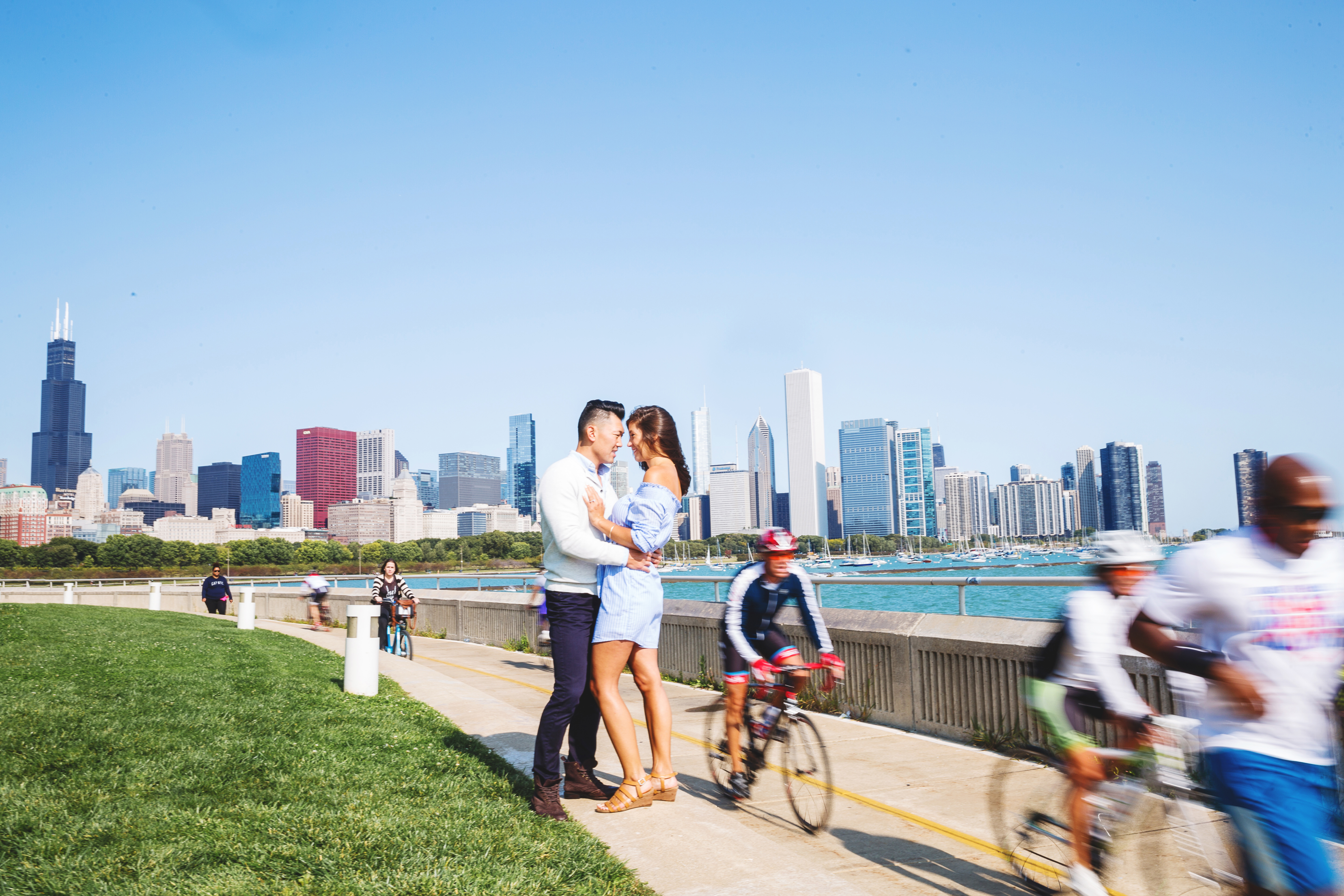 Colorful Chicago Engagement Session
