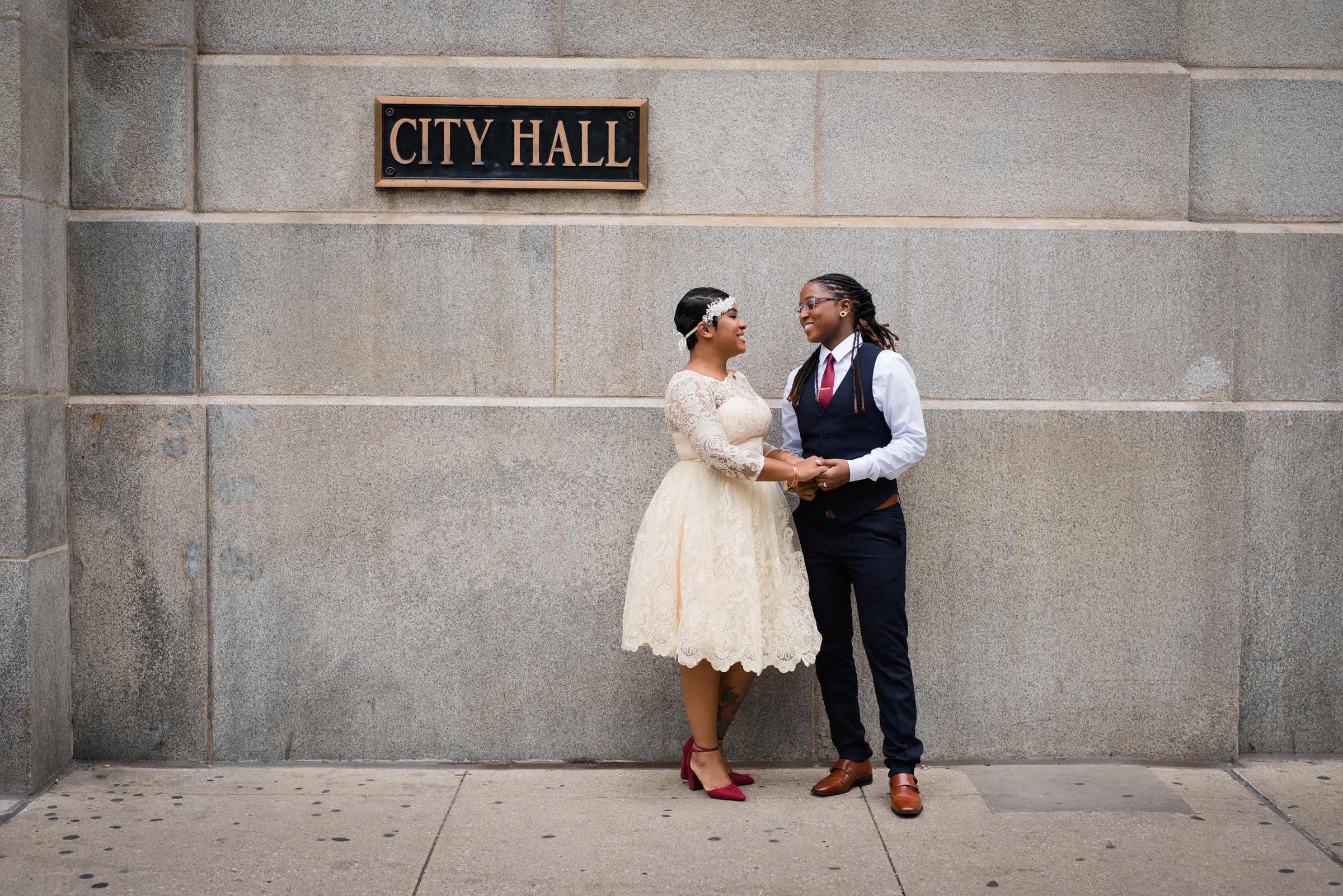 Chicago Courthouse Wedding Elopement same sex couple