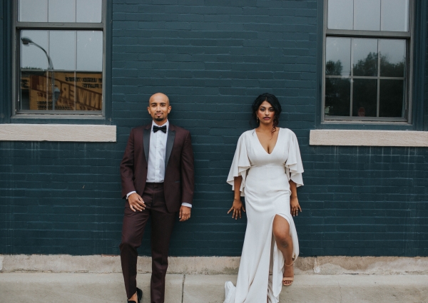 Warm Colorful Retro Mod Chicago Wedding Inspiration at The Duck Inn (45)