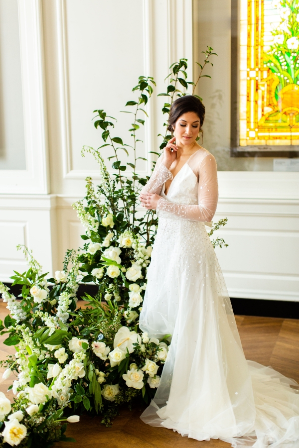 Bride in Alexandra Grecco