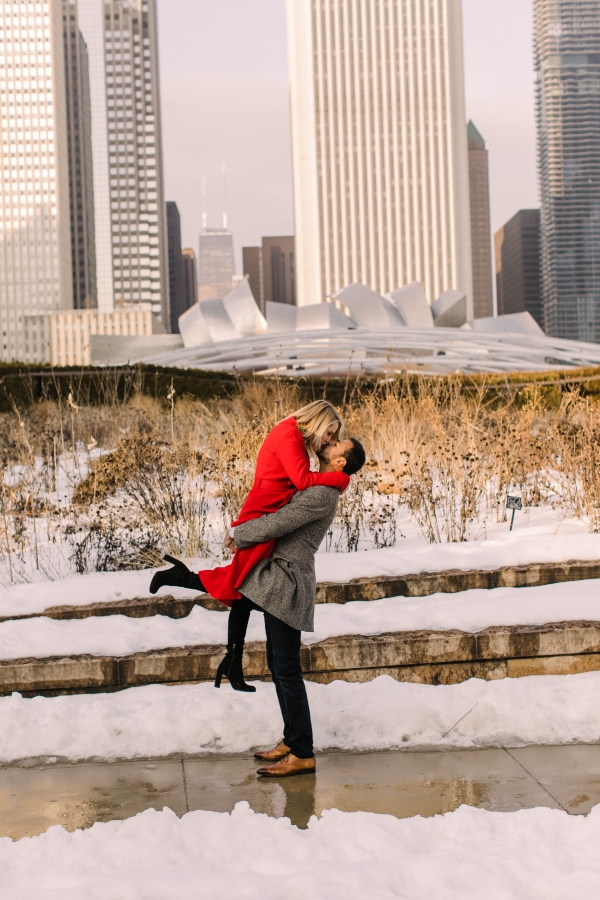 Winter Chicago Skyline Engagement Session Artistrie Co (22)