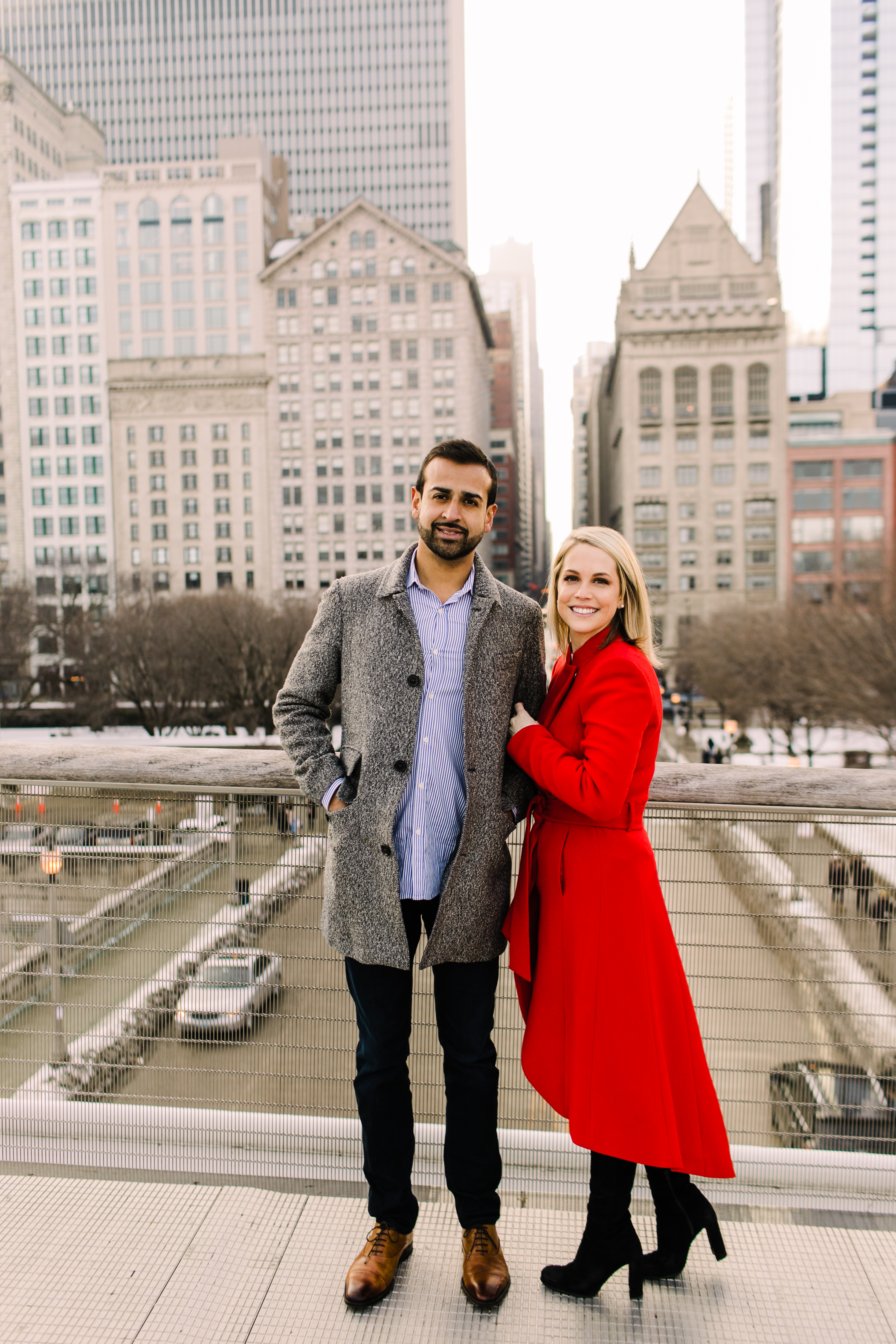 Winter Chicago Skyline Engagement Session Artistrie Co (26)
