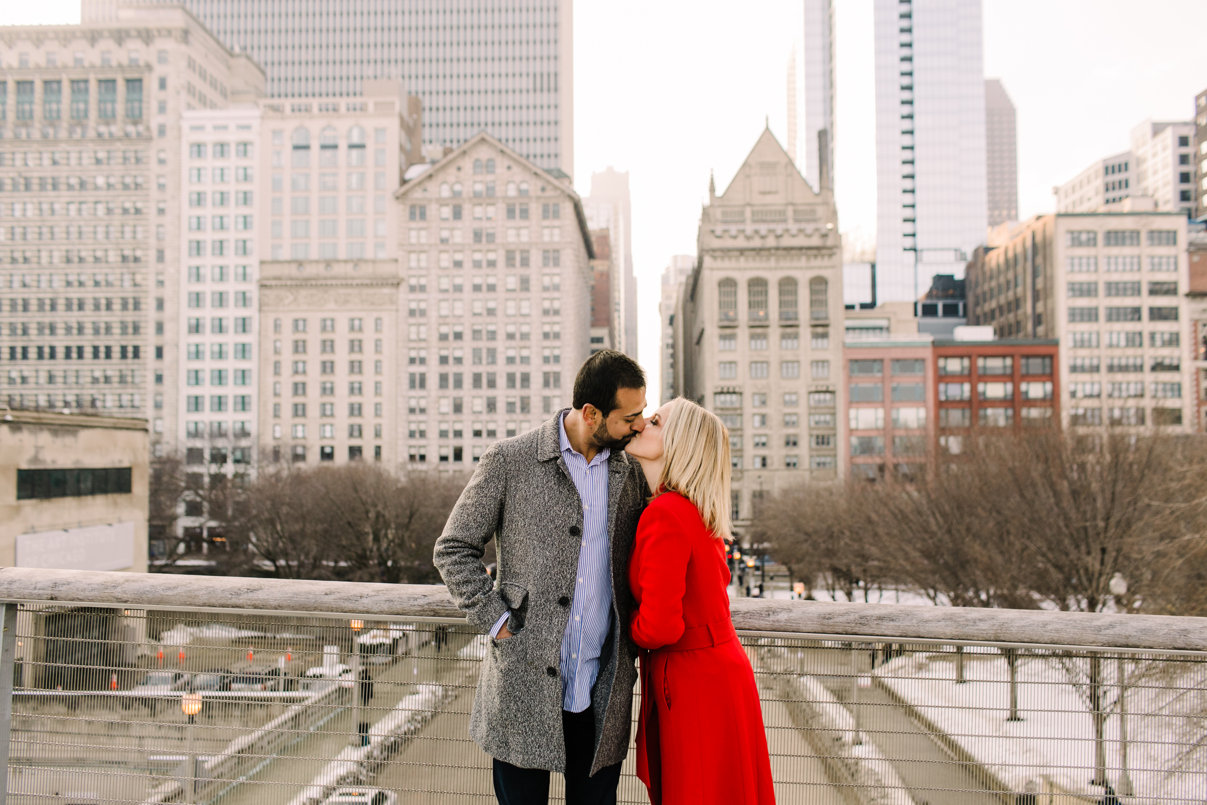Winter Chicago Skyline Engagement Session Artistrie Co (28)