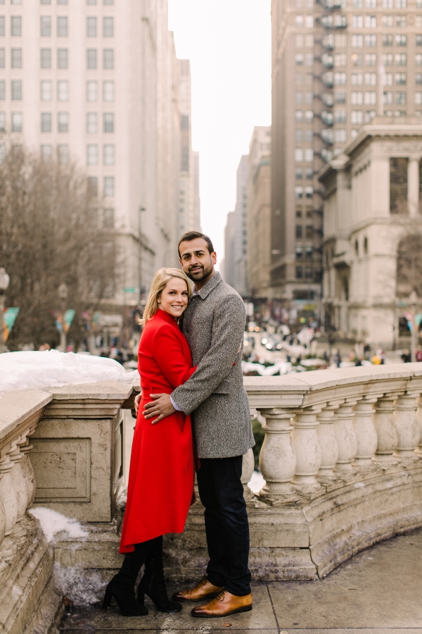 Winter Chicago Skyline Engagement Session Artistrie Co (42)