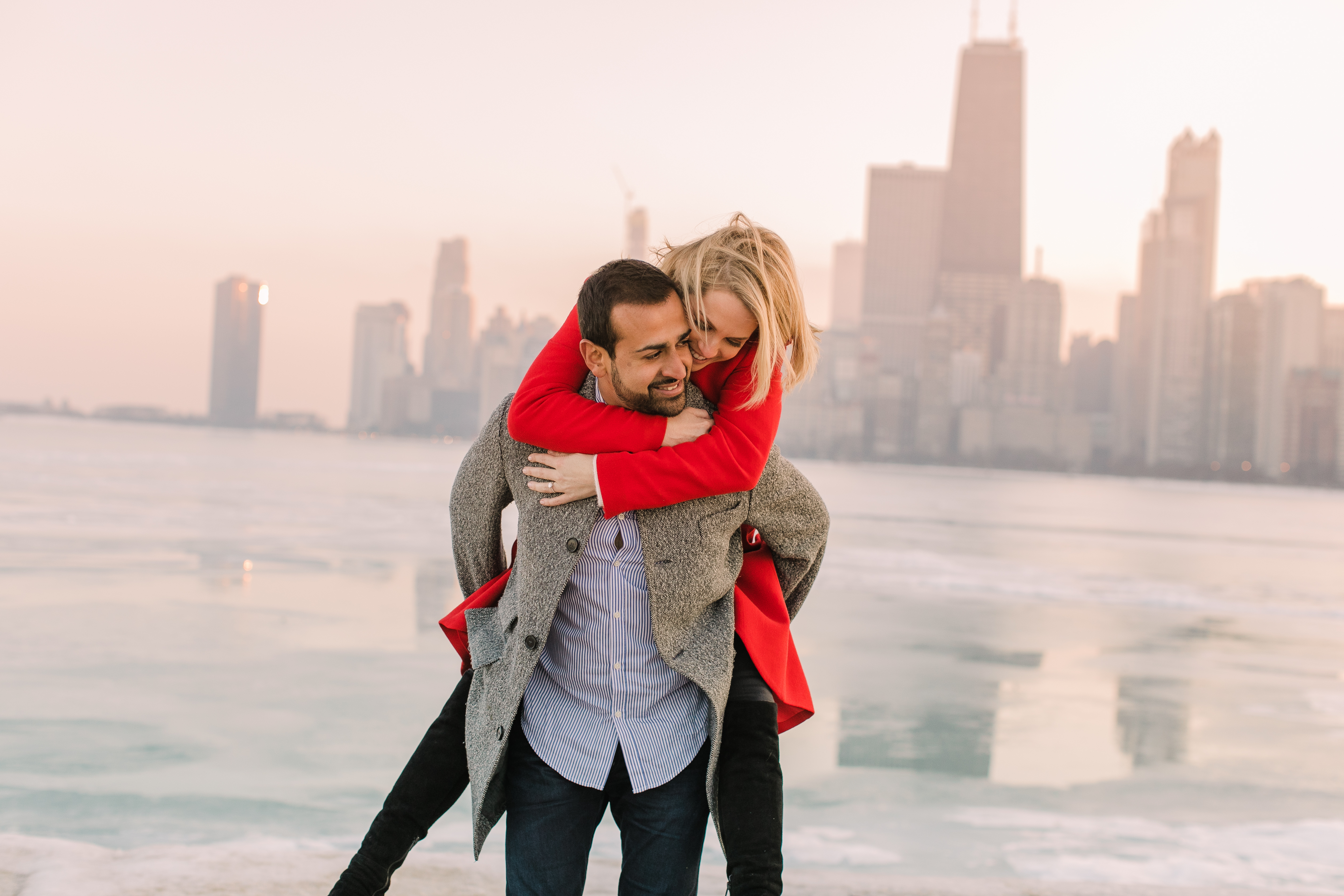 Winter Chicago Skyline Engagement Session Artistrie Co (51)