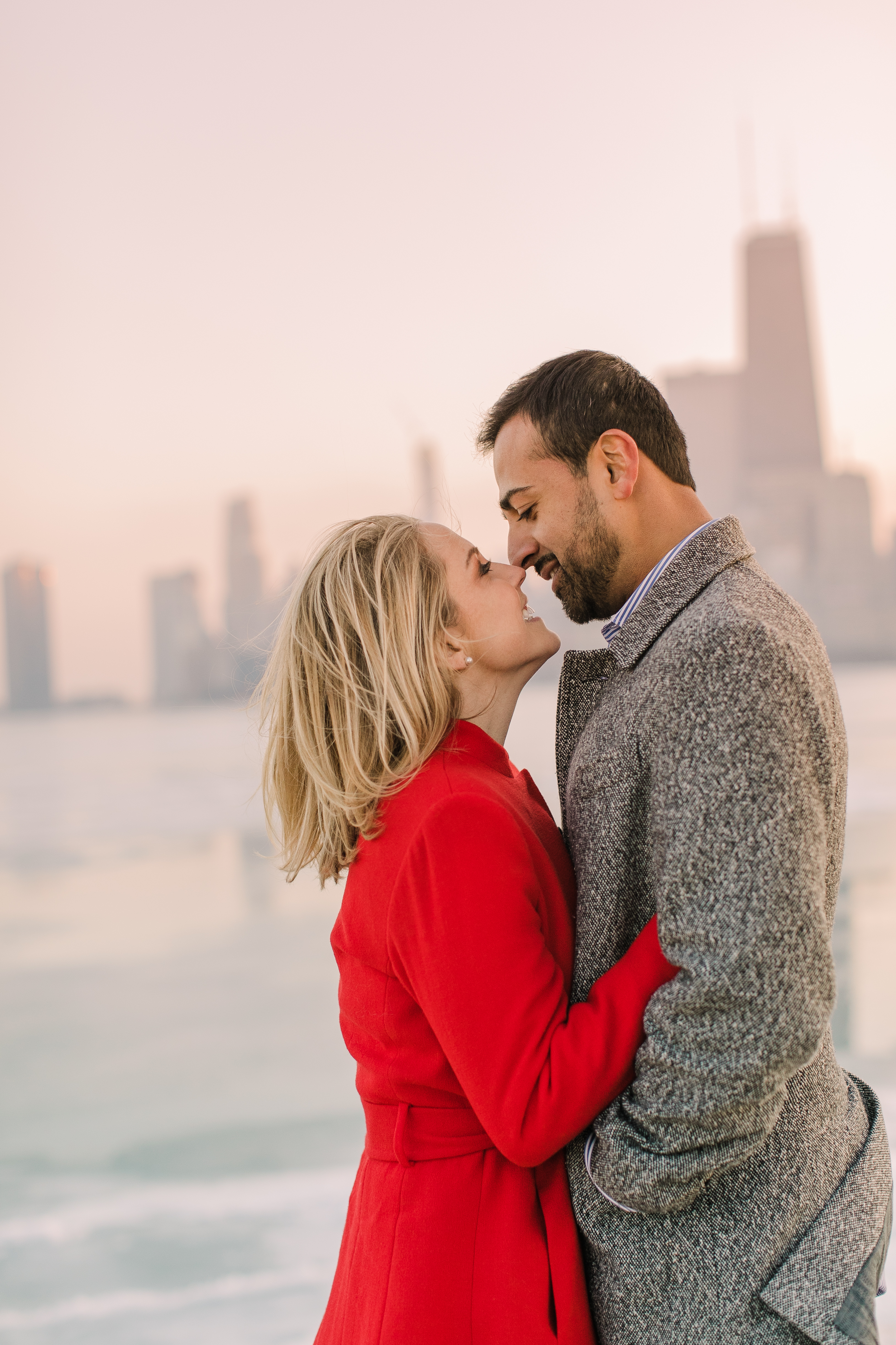 Winter Chicago Skyline Engagement Session Artistrie Co (55)