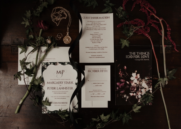 Game of Thrones Wedding Invitations