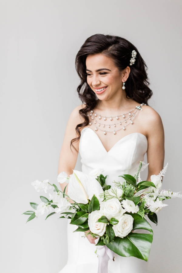 Bride with Statement Necklace