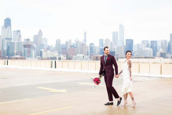 Edgy Romance Chicago Wedding Inspiration Alexandra Lee Photography Lakeshore in Love (323)