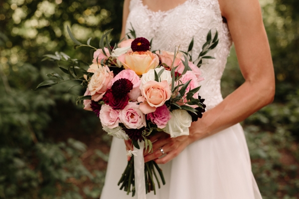 Colorful Bouquet by Heirloom Event Co
