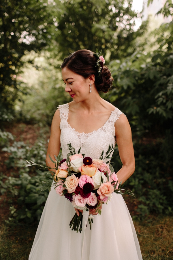 Chicago Bride at Newberry Library Wedding