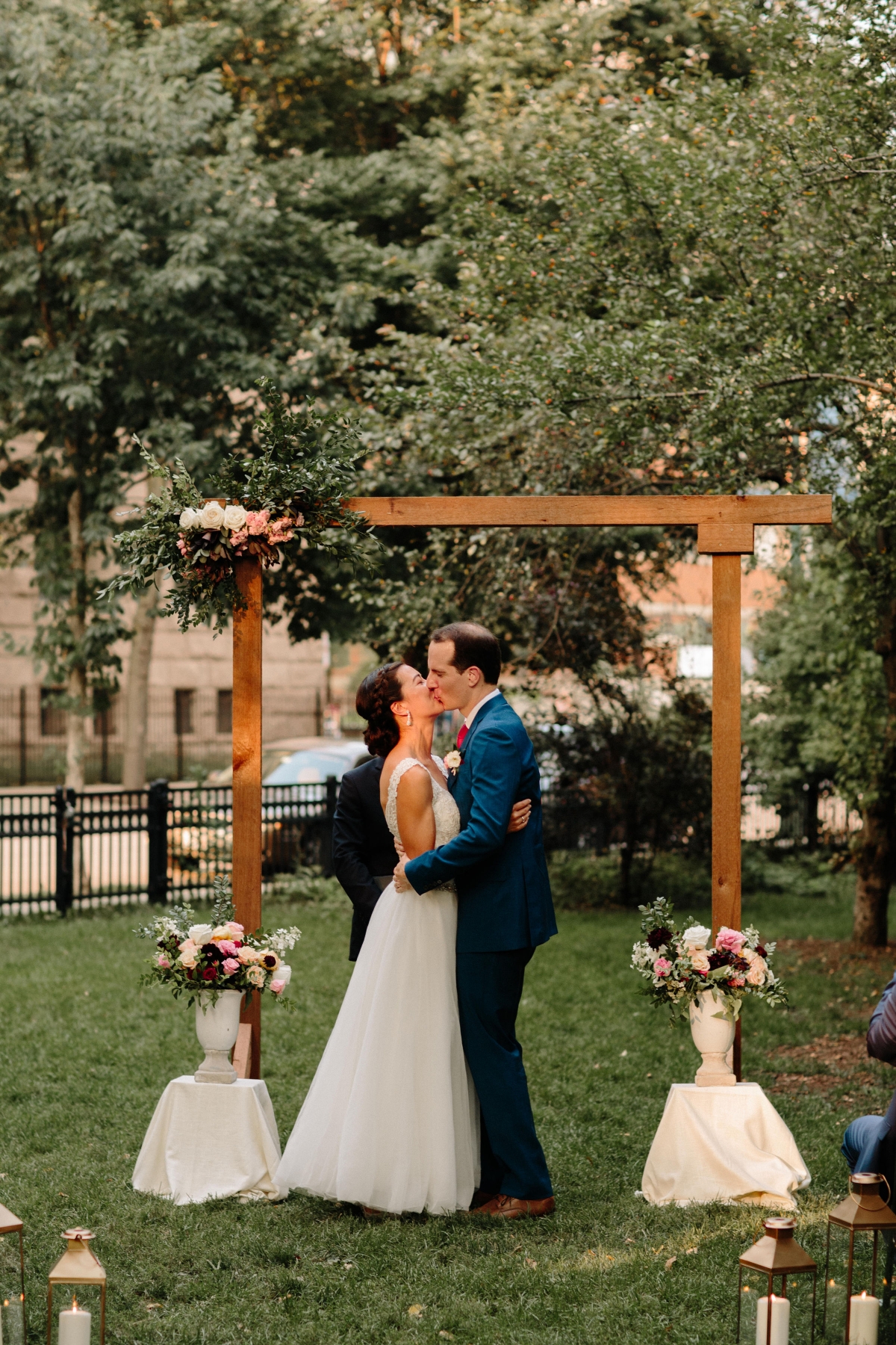 Chicago Wedding Ceremony in Washington Square Park