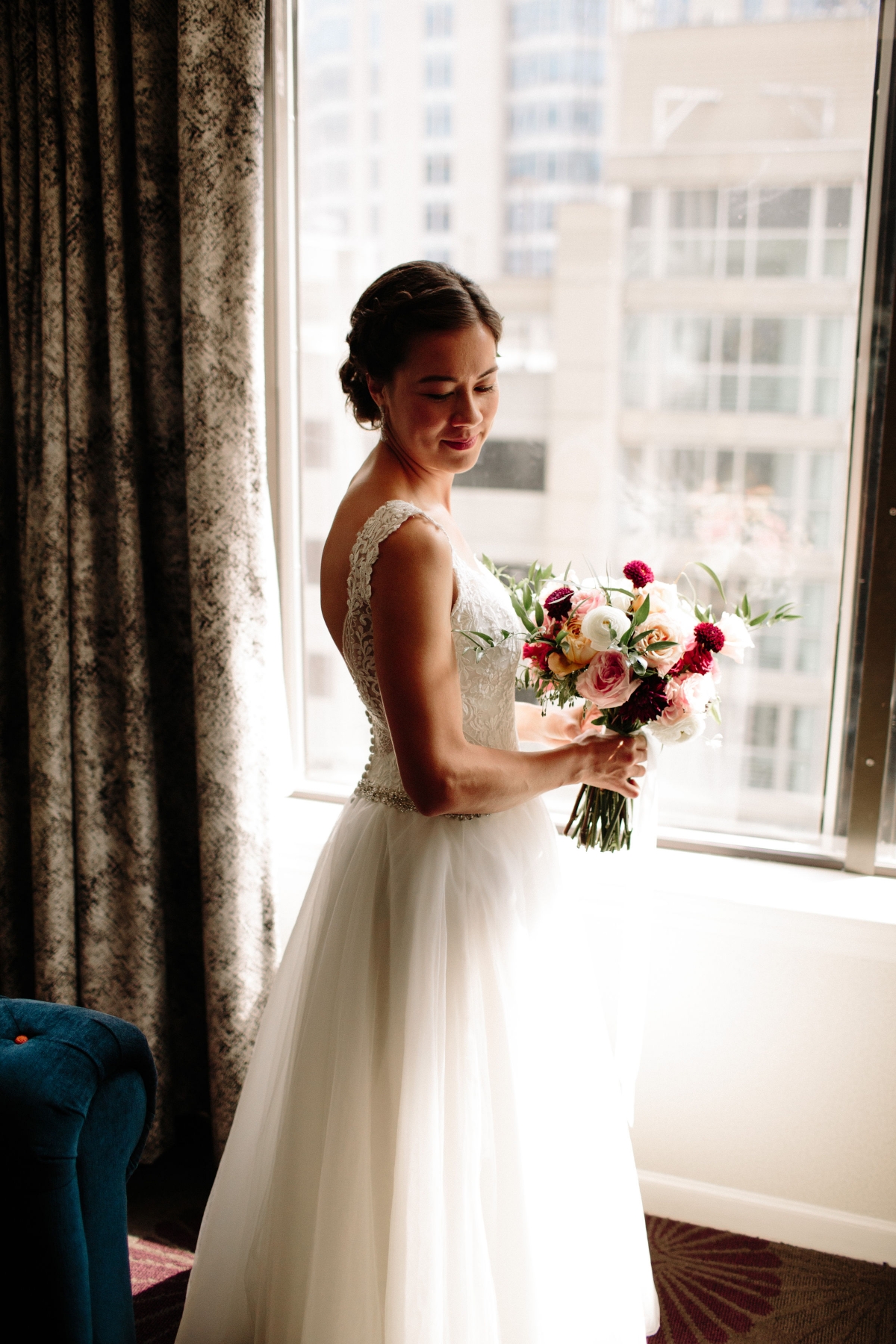 Chicago Bride in Dress from Glamour Closet
