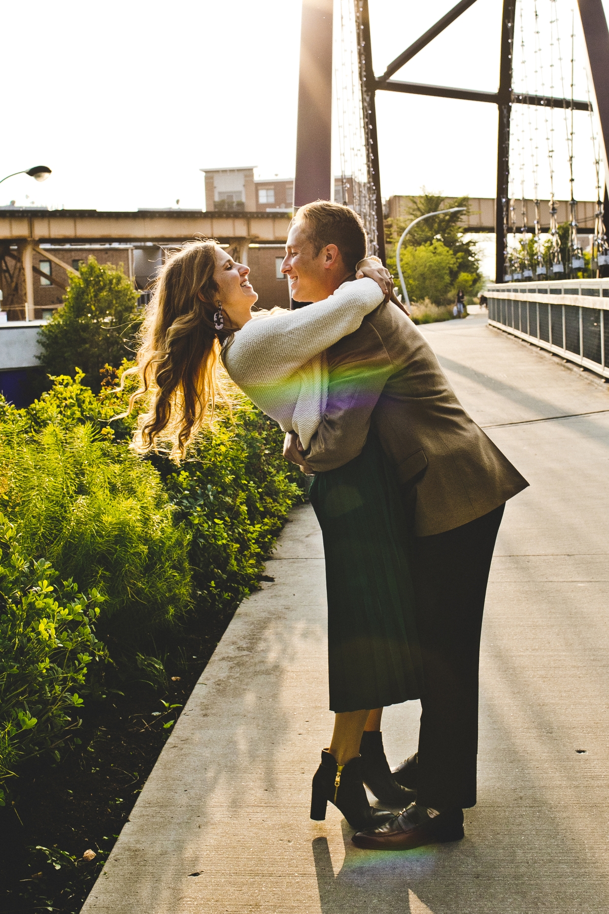 Engagement Photos on the 606 Chicago