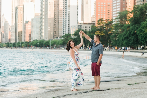 Lakefront Trail Chicago Engagement Session Janet D Photography (18)
