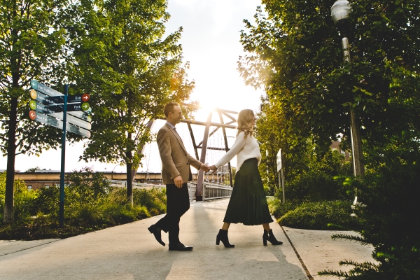 Engagement Photos on the 606 Chicago