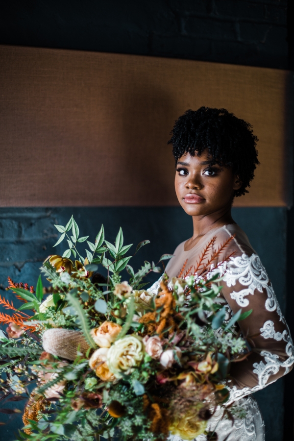 Chicago Bride with Natural Hair