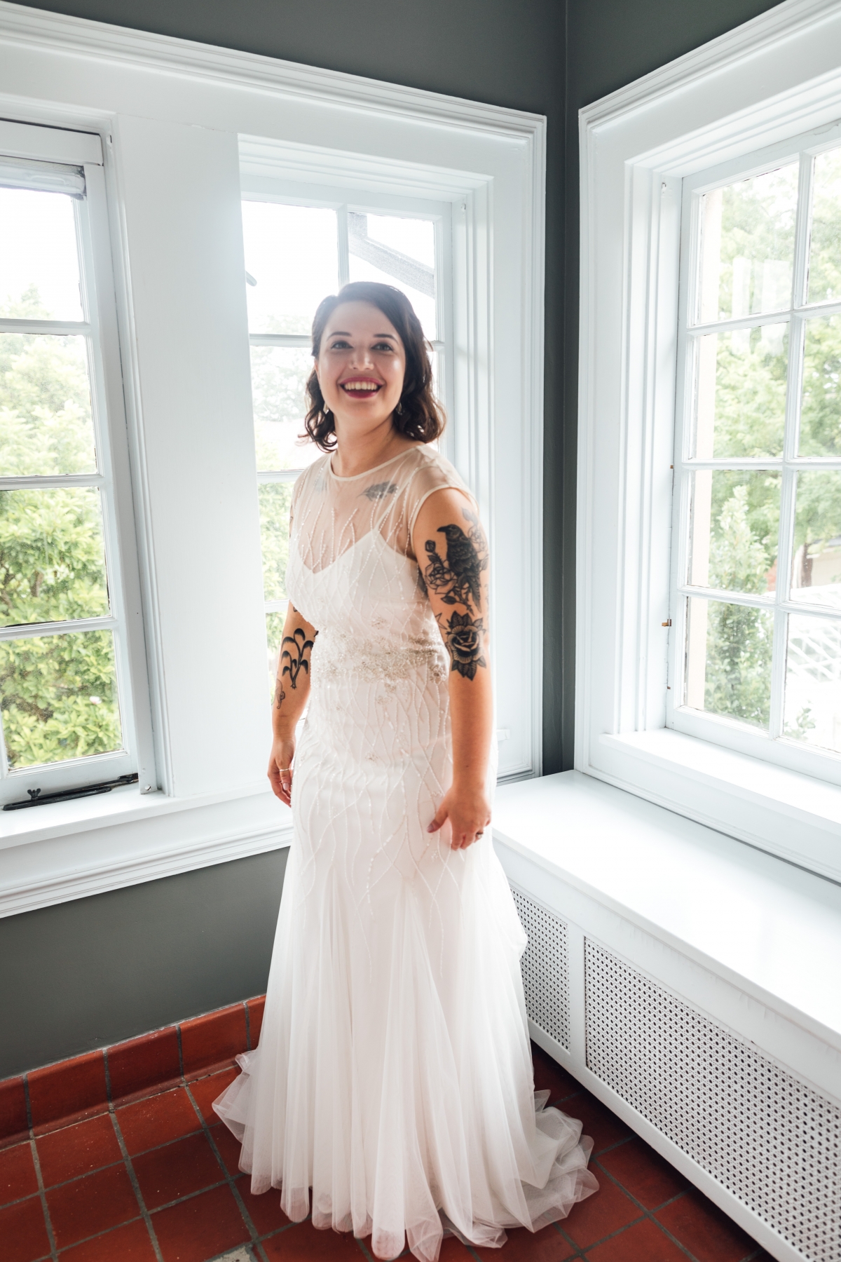 Bride with Tattoos