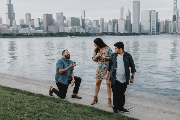 Surprise Proposal Chicago Lakefront (10)