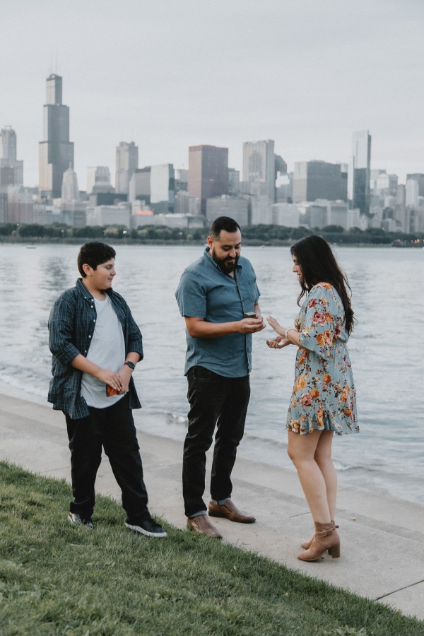 Surprise Proposal Chicago Lakefront (14)