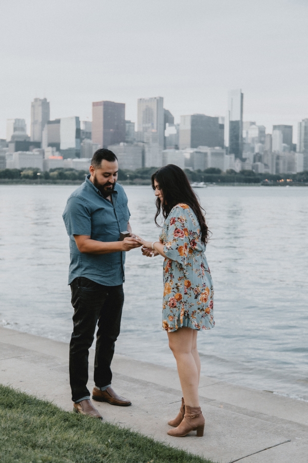 Surprise Proposal Chicago Lakefront (15)