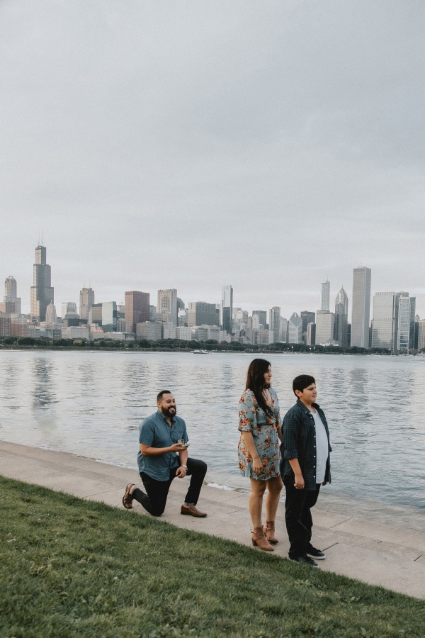 Surprise Proposal Chicago Lakefront (7)