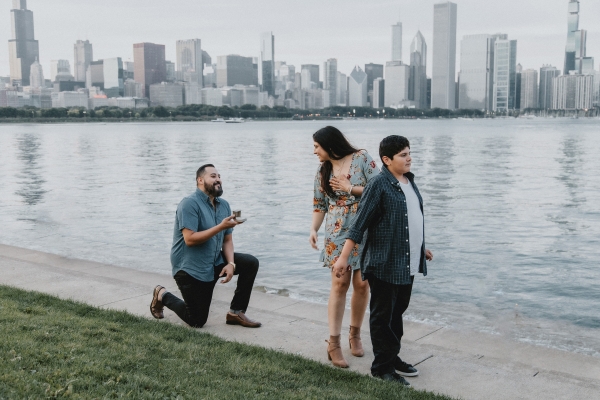 Surprise Proposal Chicago Lakefront (8)