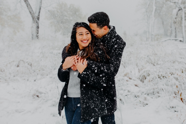 Snowy Chicago Proposal at Lincoln Park Zoo (100)
