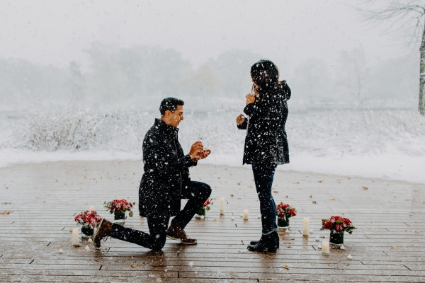 Snowy Chicago Proposal at Lincoln Park Zoo (12)