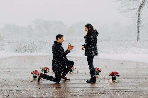 Snowy Chicago Proposal at Lincoln Park Zoo (19)