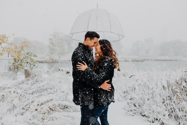 Snowy Chicago Proposal at Lincoln Park Zoo (70)