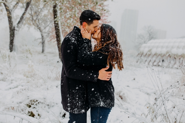 Snowy Chicago Proposal at Lincoln Park Zoo (88)