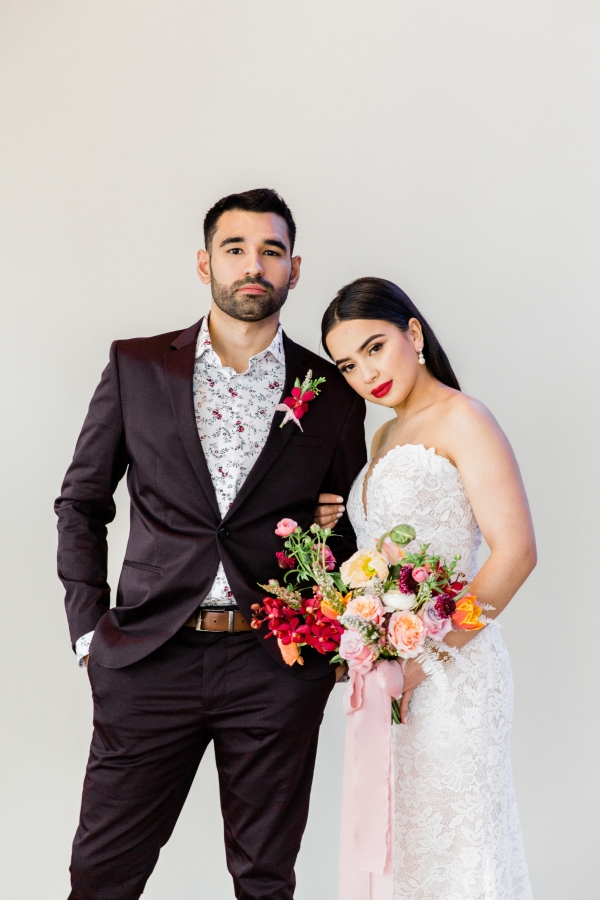 Colorful Spanish Wedding Inspiration Lakeshore in Love Photography by Lauryn (133)