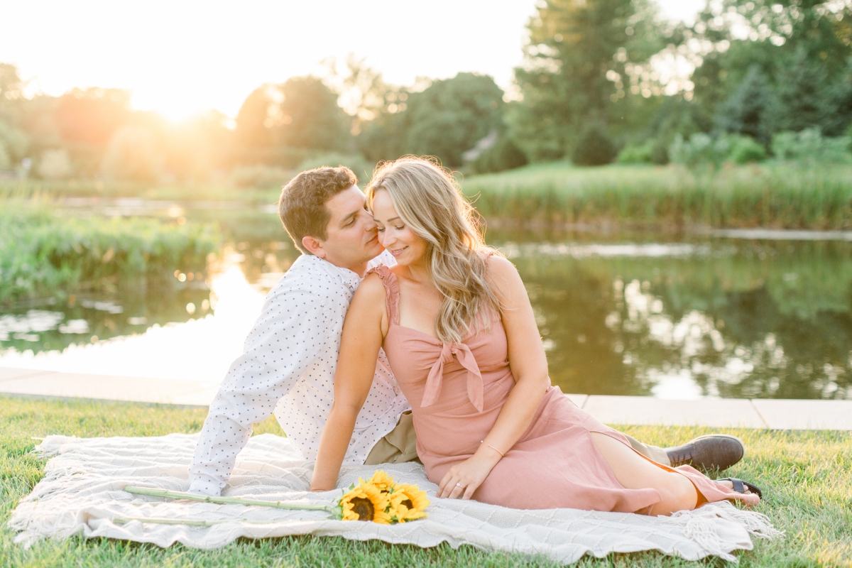 Exciting Engagement Session at Cantigny Park