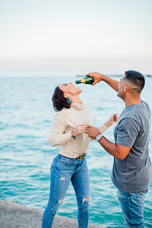 Expedition Joy Chicago North Ave Beach Engagement Photography_0044