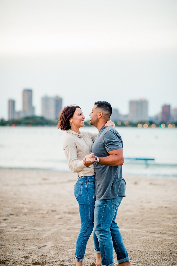 Expedition Joy Chicago North Ave Beach Engagement Photography_0075