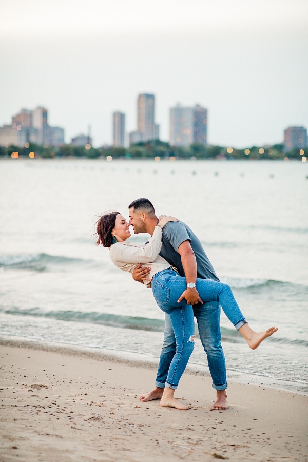 Expedition Joy Chicago North Ave Beach Engagement Photography_0078