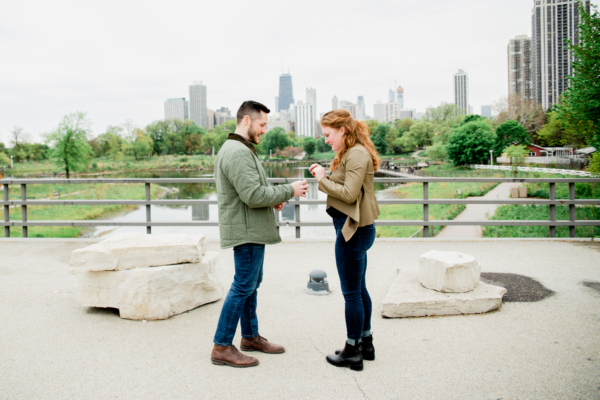 Chicago marriage proposal