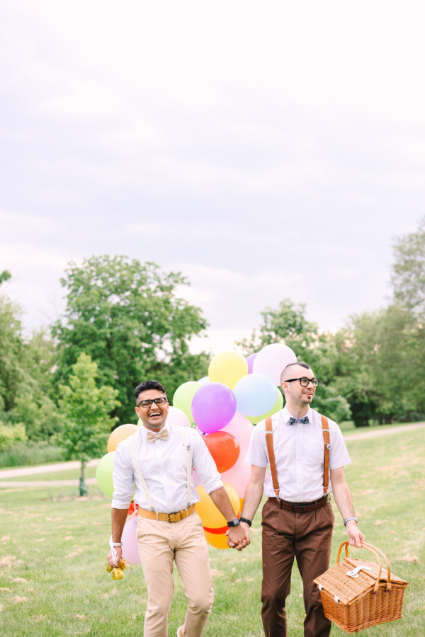 Up themed engagement photos